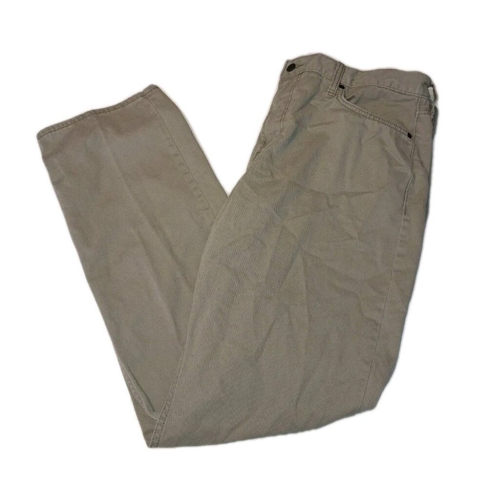 Old Navy Mens BEIGE Straight Built In Tough Jeans 38x32